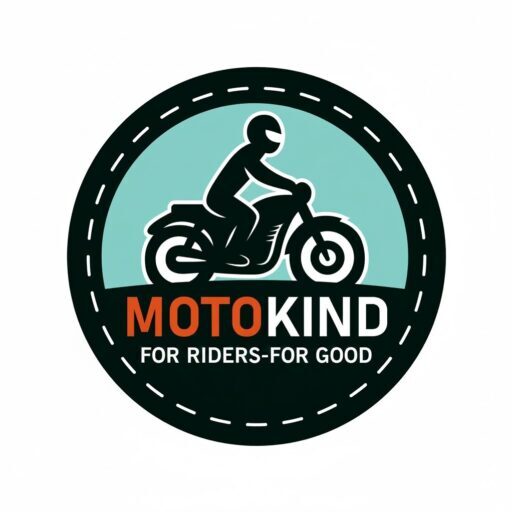 MotoKind For Riders. For Good Logo